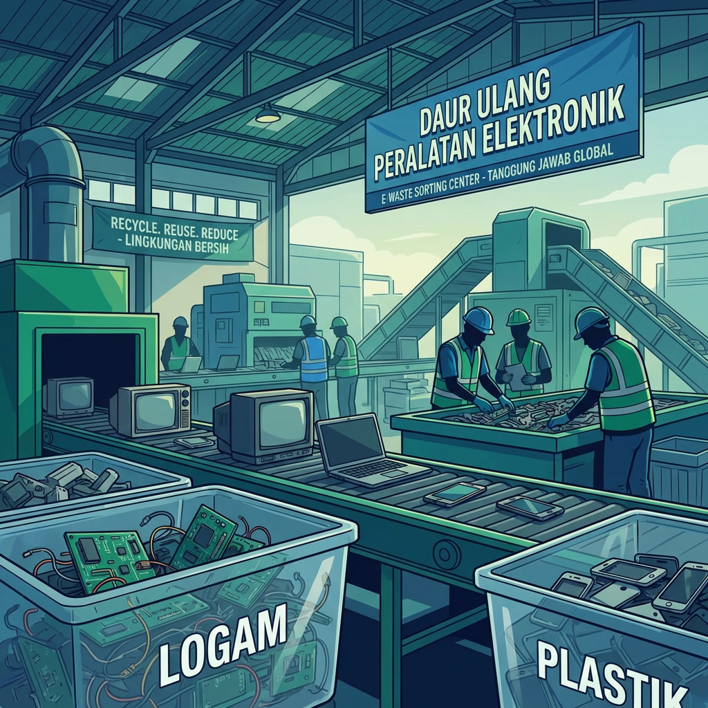 Layanan Pembuangan dan Daur Ulang Peralatan Elektronik