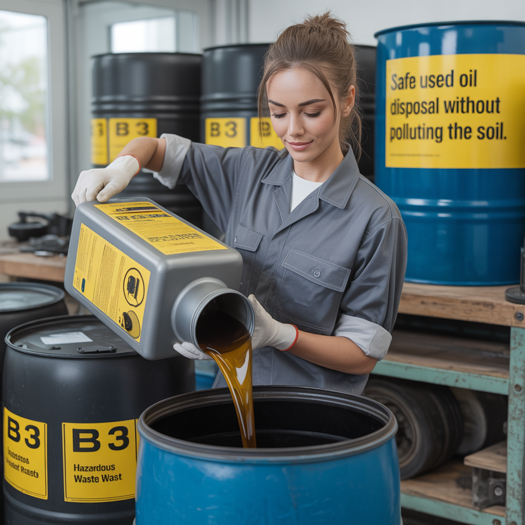 Pembuangan Oli Bekas yang Aman dan Tidak Mencemari Tanah