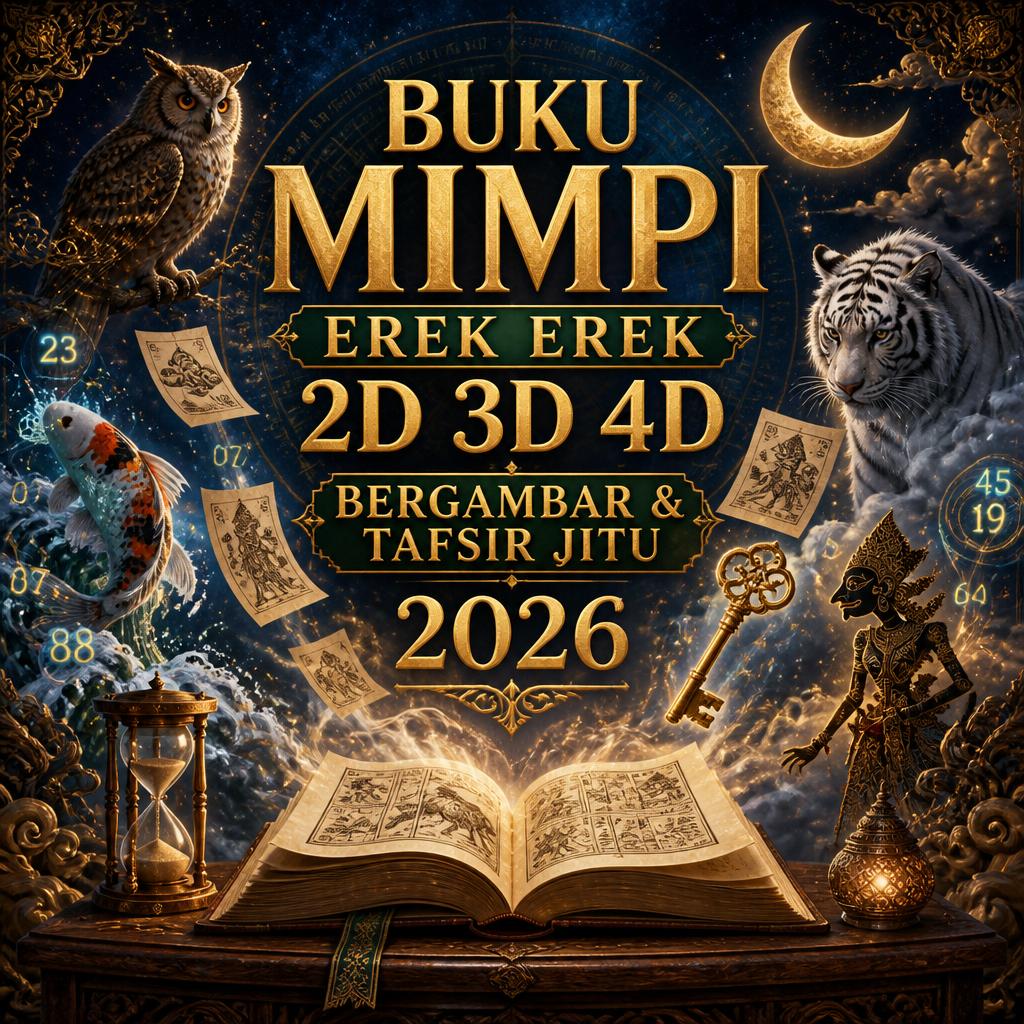 Buku Mimpi Erek Erek 2D 3D 4D Bergambar dan Tafsir Jitu 2026