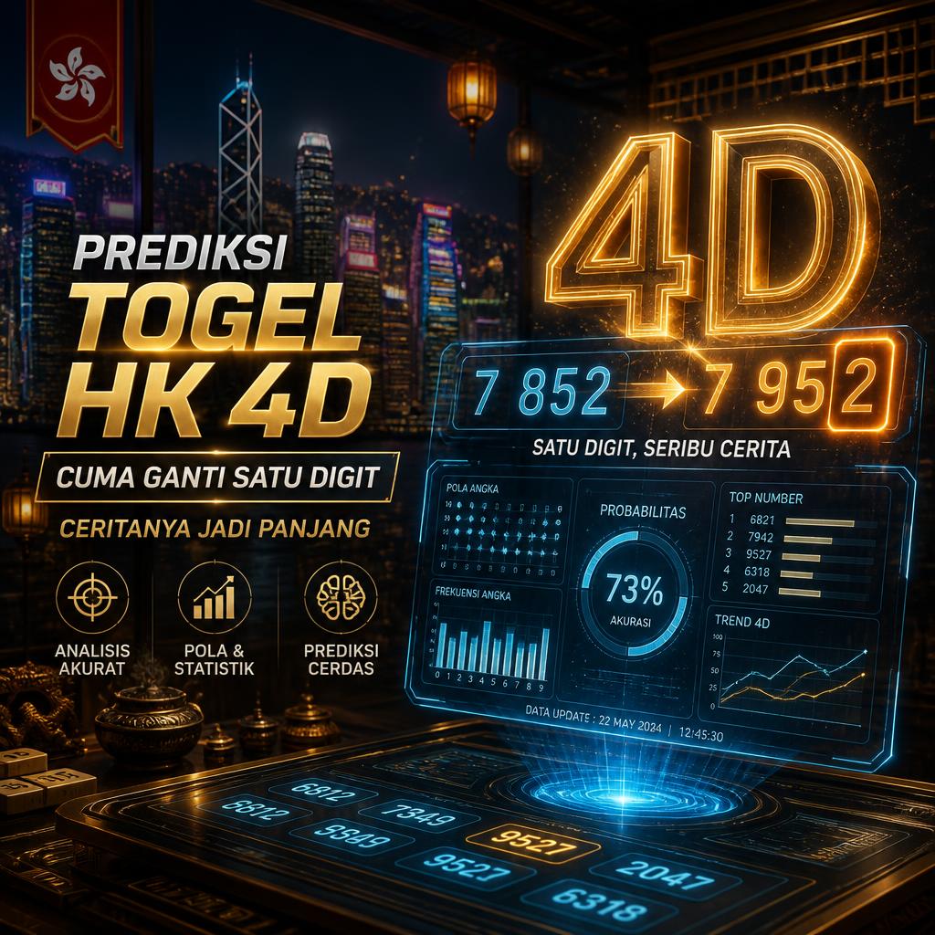 Prediksi Togel HK 4D: Cuma Ganti Satu Digit, Ceritanya Jadi Panjang