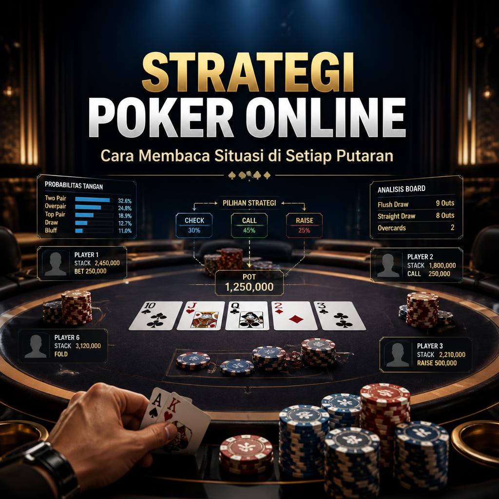 Strategi Poker Online: Cara Membaca Situasi di Setiap Putaran